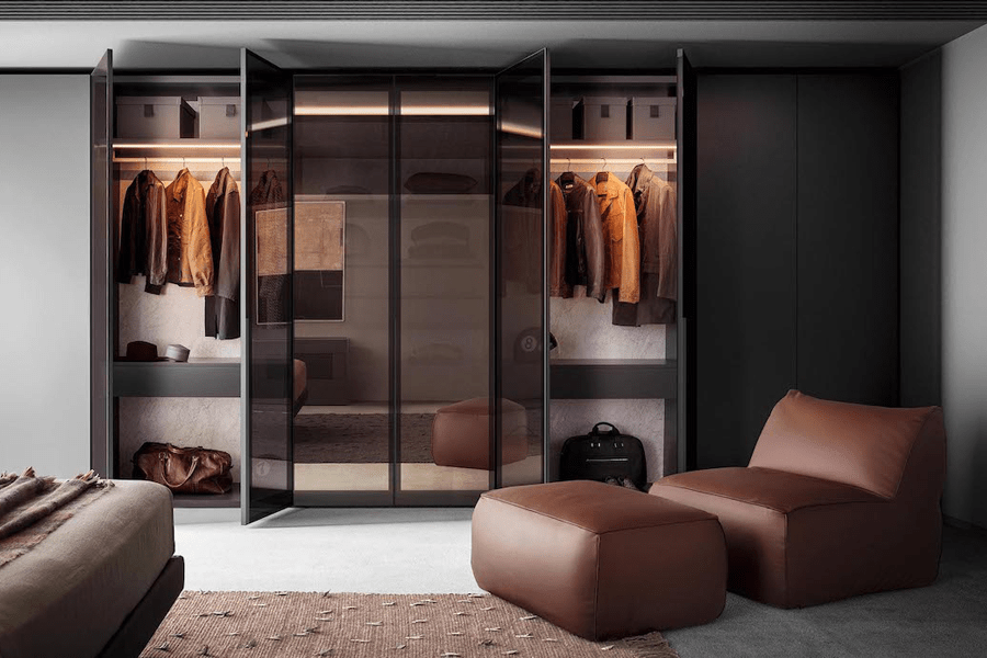 Wardrobe with drawers lohabour